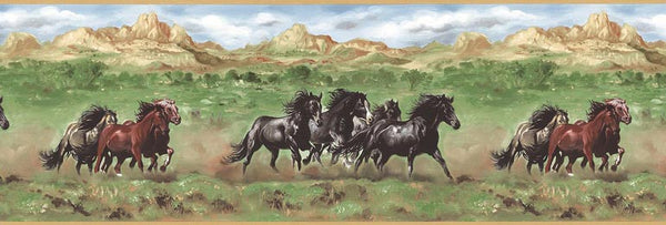 Horses Wallpaper Border TM75077