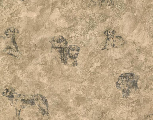 Labrador Pattern Wallpaper Dogs Labrador WALLPAPER DOUBLE ROLL TM19714 – WallUSA.com ...