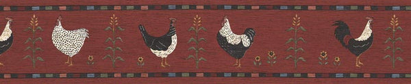 Roosters Wallpaper Border AP75690