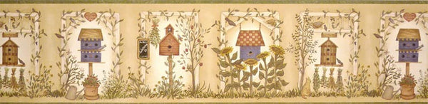 Birds House Wallpaper Border SB10168B