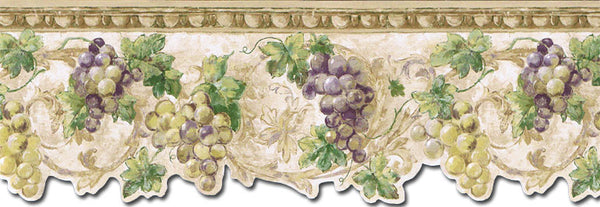 Grape Fruits Wallpaper Border TH29032DB