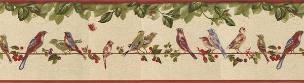 Birds Wallpaper Border SF30037